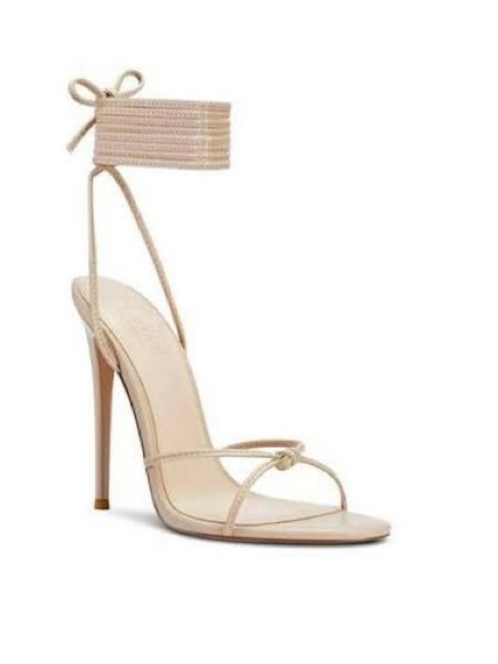 Femme LA Athens Lace Up Sandals – Beige – Size 38 – Excellent Condition